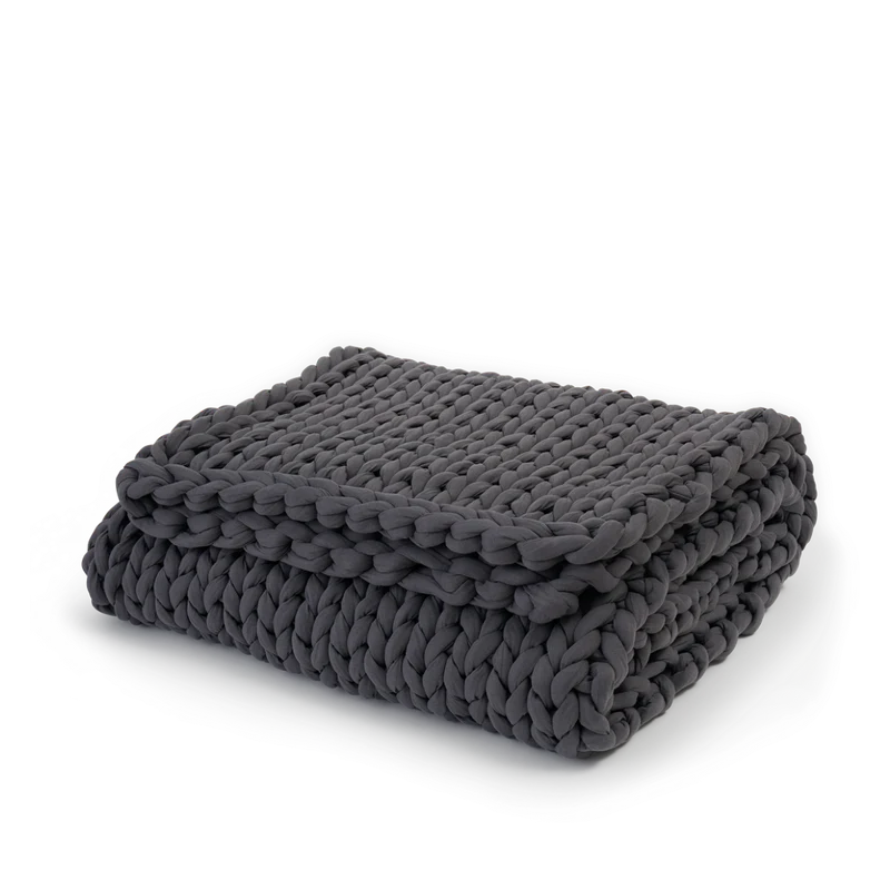 Cozy Throw Blanket, Cotton Weighted for Sofas, Beds and Relaxing at Home, 32 Color Options image 70