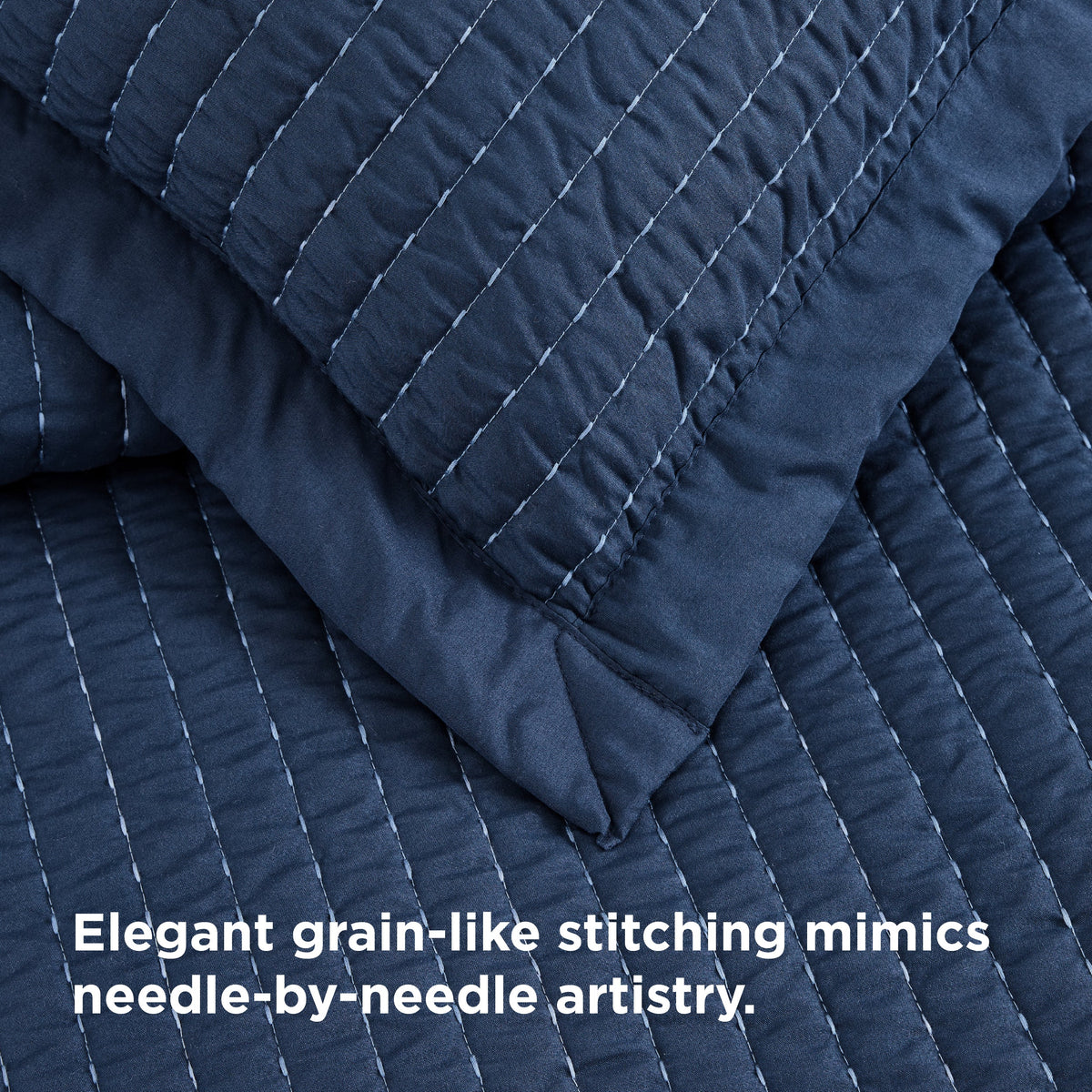 Cozy Throw Blanket, Corduroy Pattern Quilt Set, Breathable Construction for Living Rooms, Bedrooms and Everyday Lounging image 70