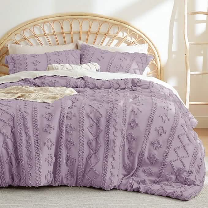 Bed Comforter, Boho Deluxe Embroidery Set, Breathable Construction, Machine-Washable Care for Everyday Bedding and Comfortable Sleep image 71