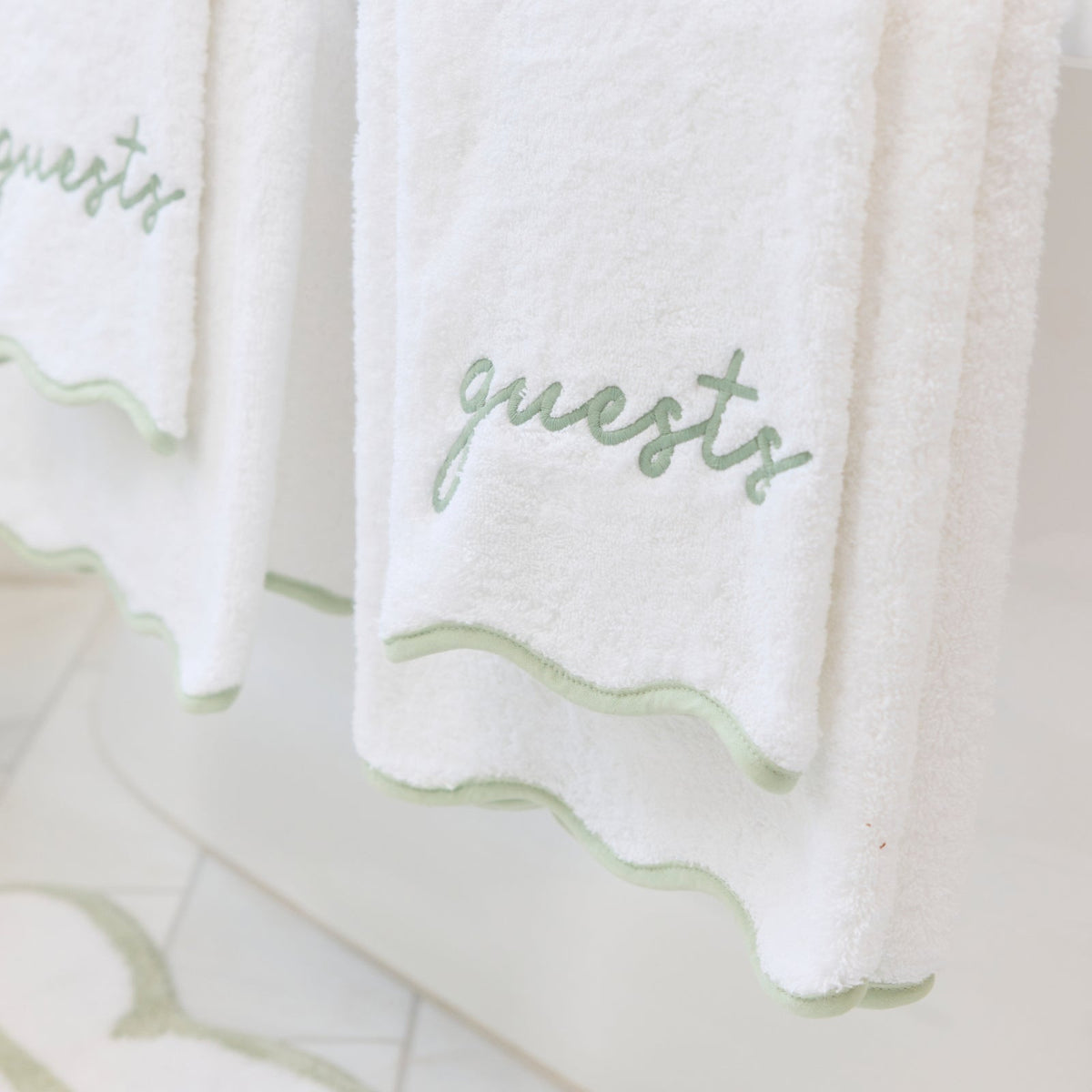 Bath Towel, Scallop for Daily Bathroom Routines and Guest Baths, 8 Color Options, Designed for Home Bathrooms and Everyday Care image 71