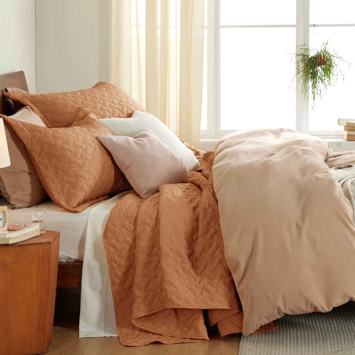 Cozy Throw Blanket, Basket weave Quilt Set, Lightweight Design for Living Rooms, Bedrooms and Everyday Lounging, 6 Sizes and 17 Colors image 71