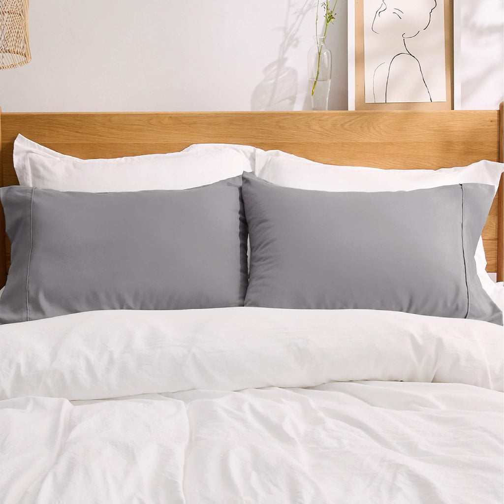 Decorative Pillow Sham, Fade and Stain Resistant Microfiber for Guest Rooms, Headboards and Everyday Bedroom Decor, 4 Sizes and 18 Colors image 71