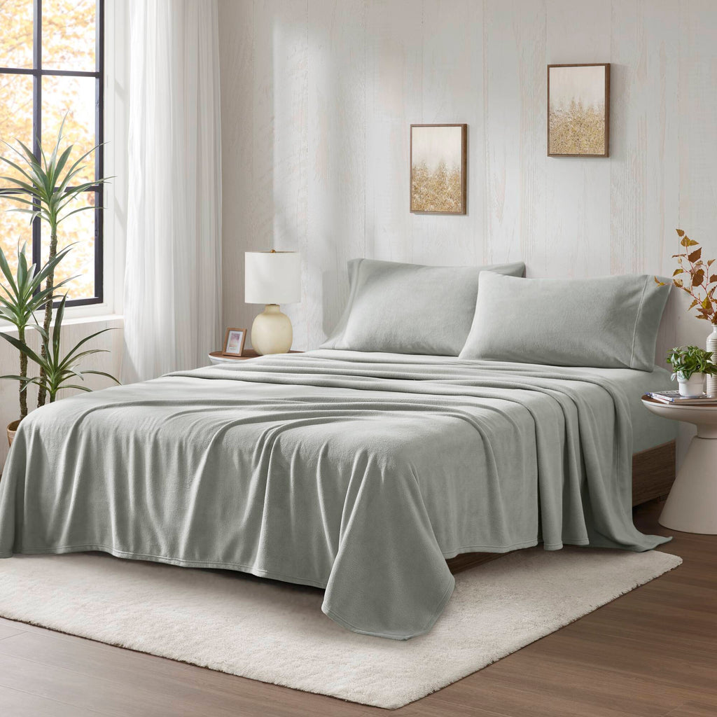 Bed Sheet Set, Micro Fleece, Machine-Washable Care for Everyday Bedroom Comfort and Guest Rooms, 6 Sizes and 15 Colors image 72