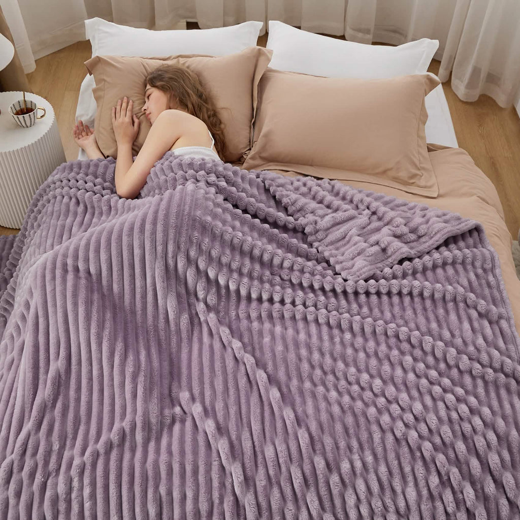 Cozy Throw Blanket, GentleSoft for Sofas, Beds and Relaxing at Home, 8 Sizes and 15 Colors image 72