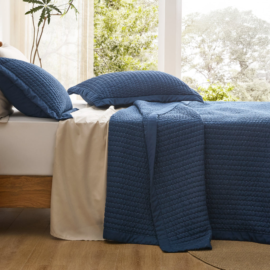 Cozy Throw Blanket, Corduroy Pattern Quilt Set, Breathable Construction for Living Rooms, Bedrooms and Everyday Lounging image 72