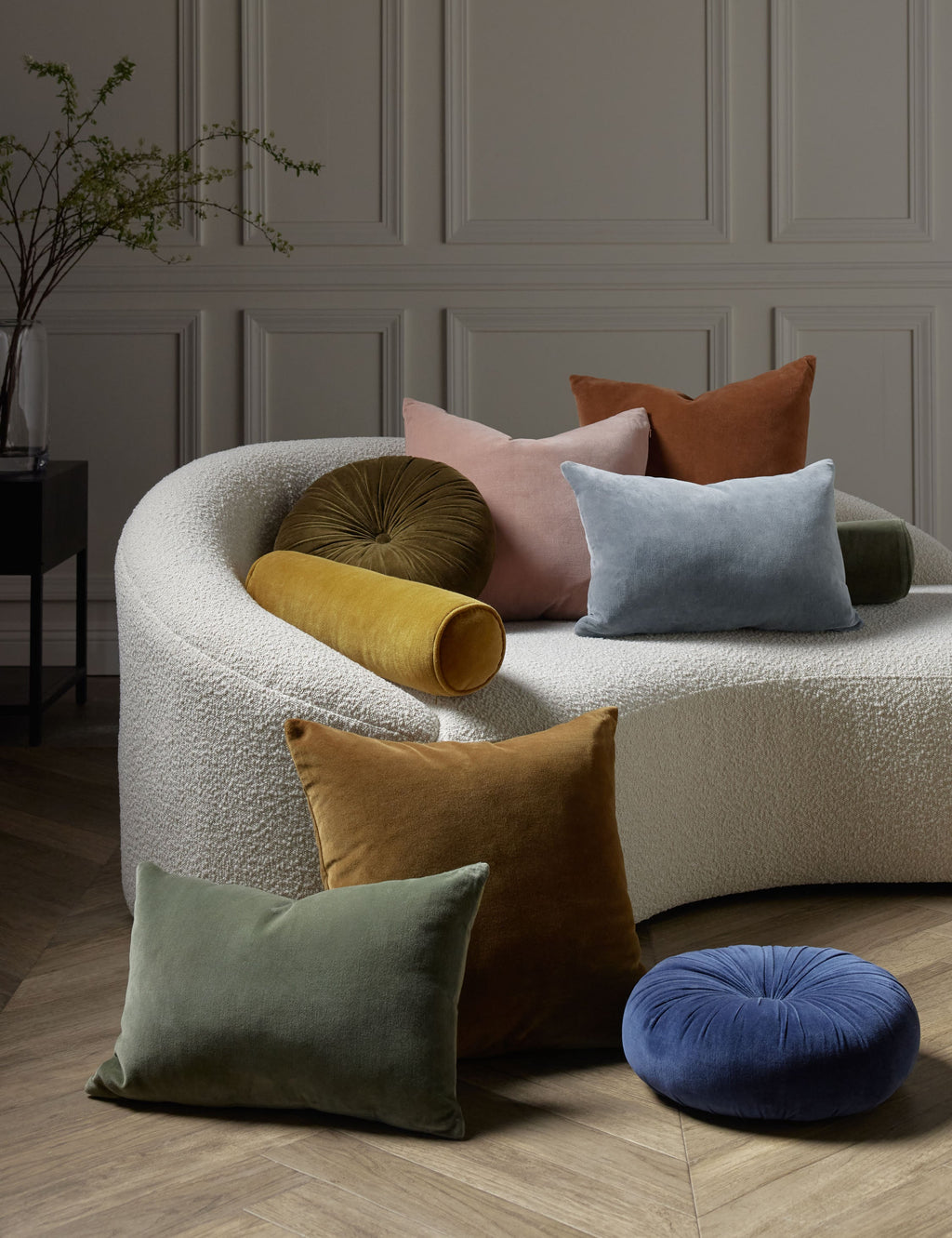 Bed Pillow, Charlotte Velvet for Sleeping, Reading and Bedroom Comfort, 9 Color Options, Designed for Everyday Sleep and Guest Room Bedding image 73