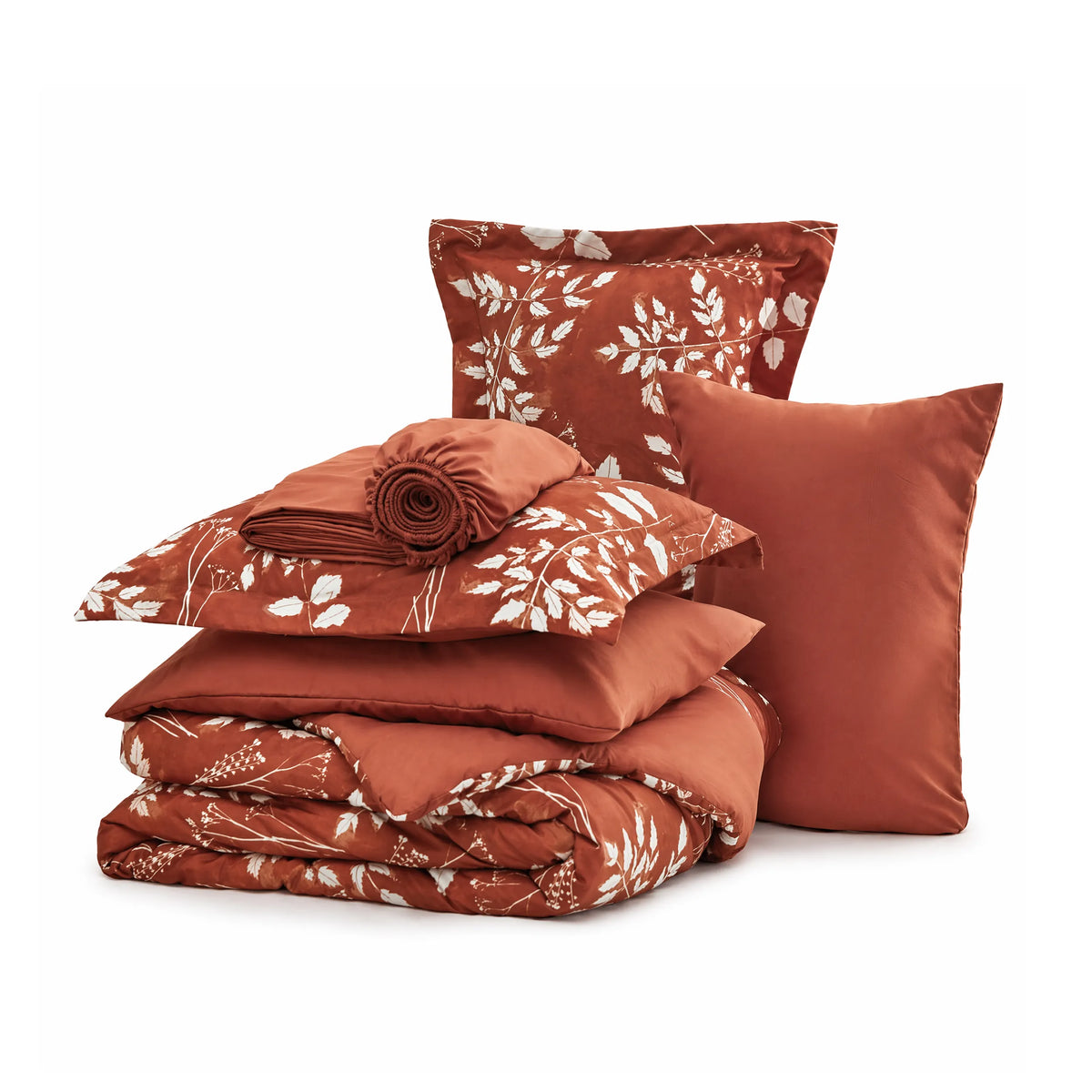 Bed Comforter, Elegant Floral Sets for Everyday Bedding and Comfortable Sleep, 4 Sizes and 15 Colors image 73