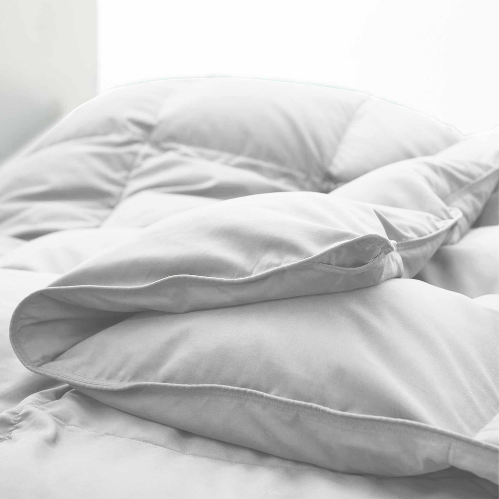 Down & Feather Comforter, Goose, Lightweight Design, Machine-Washable Care for Everyday Bedding and Comfortable Sleep, 4 Sizes and 8 Colors image 73