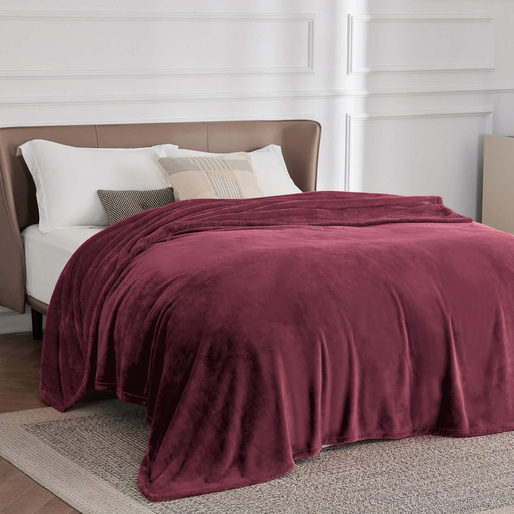 Cozy Throw Blanket, Flannel Fleece 300gsm, Lightweight Design for Living Rooms, Bedrooms and Everyday Lounging, 4 Sizes and 29 Colors image 73