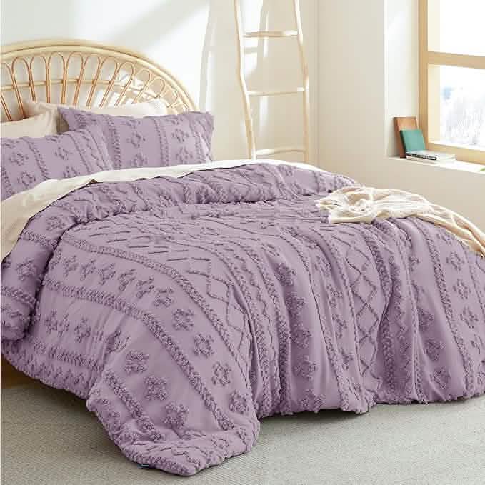 Bed Comforter, Boho Deluxe Embroidery Set, Breathable Construction, Machine-Washable Care for Everyday Bedding and Comfortable Sleep image 73