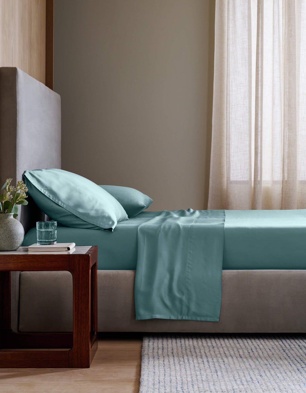 Fitted Sheet, Bamboo, Breathable Construction for Bedroom Comfort, Bed Layering and Everyday Sleep, 6 Sizes and 23 Colors image 73