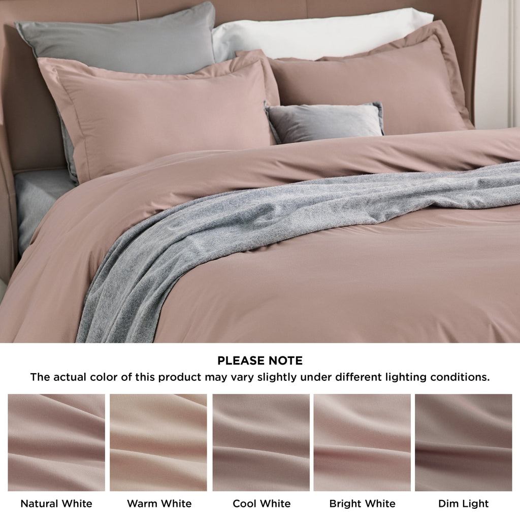 Duvet Cover Set, Brushed Microfiber for Guest Rooms and Everyday Bedroom Styling, 9 Sizes and 36 Colors image 74