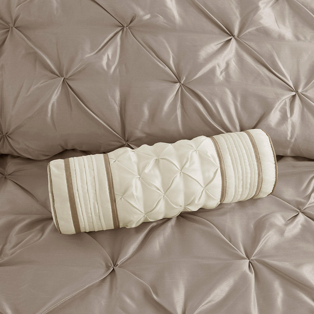 Bed Comforter, Laurel 7 Piece Tufted Set, Machine-Washable Care, Hypoallergenic Comfort for Year-Round Bedroom Comfort and Restful Sleep image 74