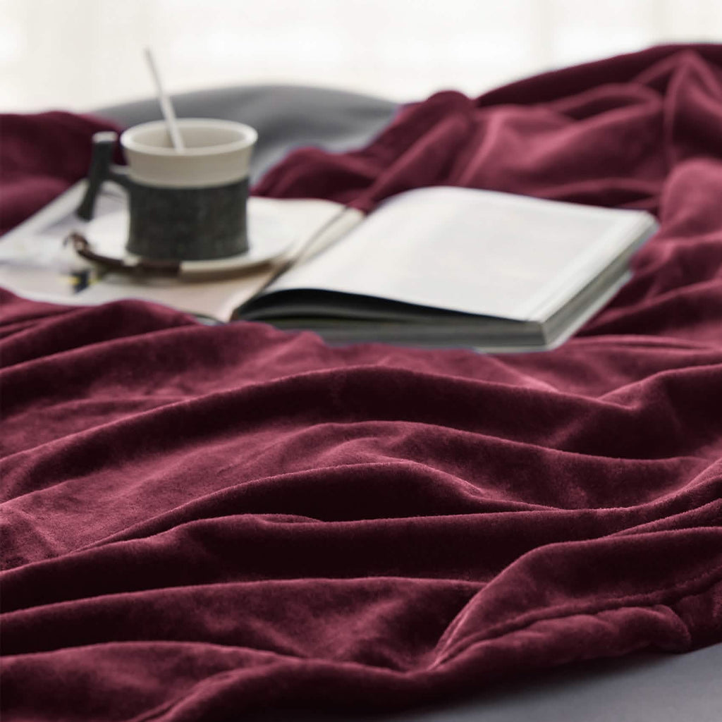 Cozy Throw Blanket, Flannel Fleece 300gsm, Lightweight Design for Living Rooms, Bedrooms and Everyday Lounging, 4 Sizes and 29 Colors image 75