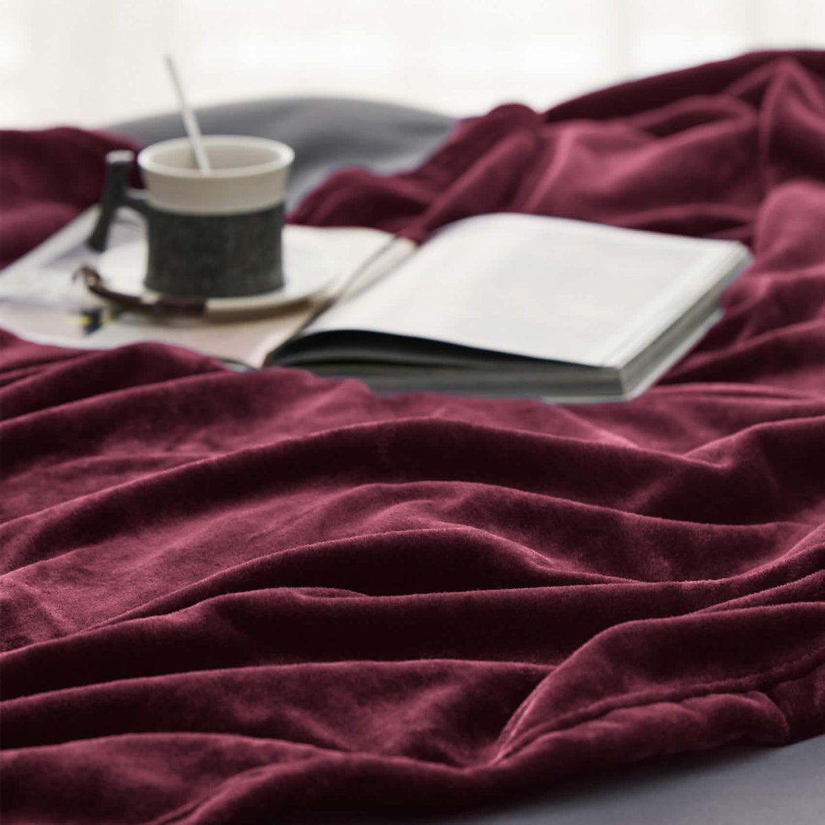 Cozy Throw Blanket, Flannel Fleece 300gsm, Lightweight Design for Living Rooms, Bedrooms and Everyday Lounging, 4 Sizes and 29 Colors image 75