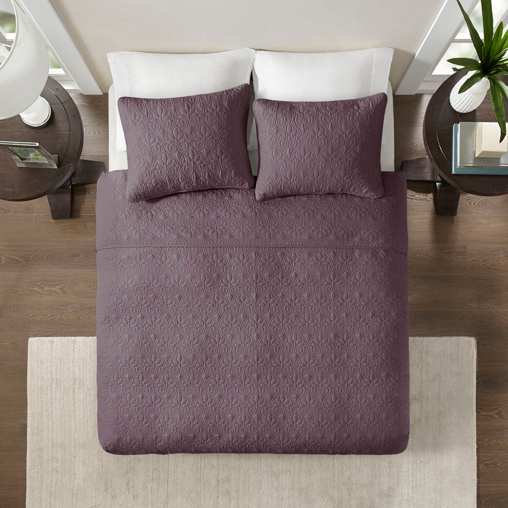 Cozy Throw Blanket, Quebec 3 Piece Reversible Quilt Set, Lightweight Design, Machine-Washable Care for Sofas, Beds and Relaxing at Home image 75