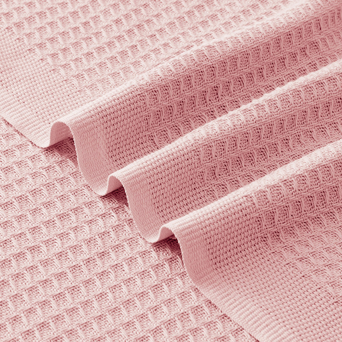 Cozy Throw Blanket, Cotton Waffle Weave, Lightweight Design, Breathable Construction for Living Rooms, Bedrooms and Everyday Lounging image 76