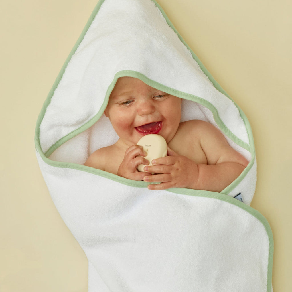 Bath Linen, Baby Hooded Towel, Organic Cotton Shell for Daily Bathroom Routines and Guest Baths, 18 Color Options image 77