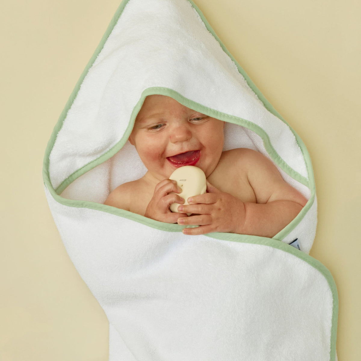 Bath Linen, Baby Hooded Towel, Organic Cotton Shell for Daily Bathroom Routines and Guest Baths, 18 Color Options image 77