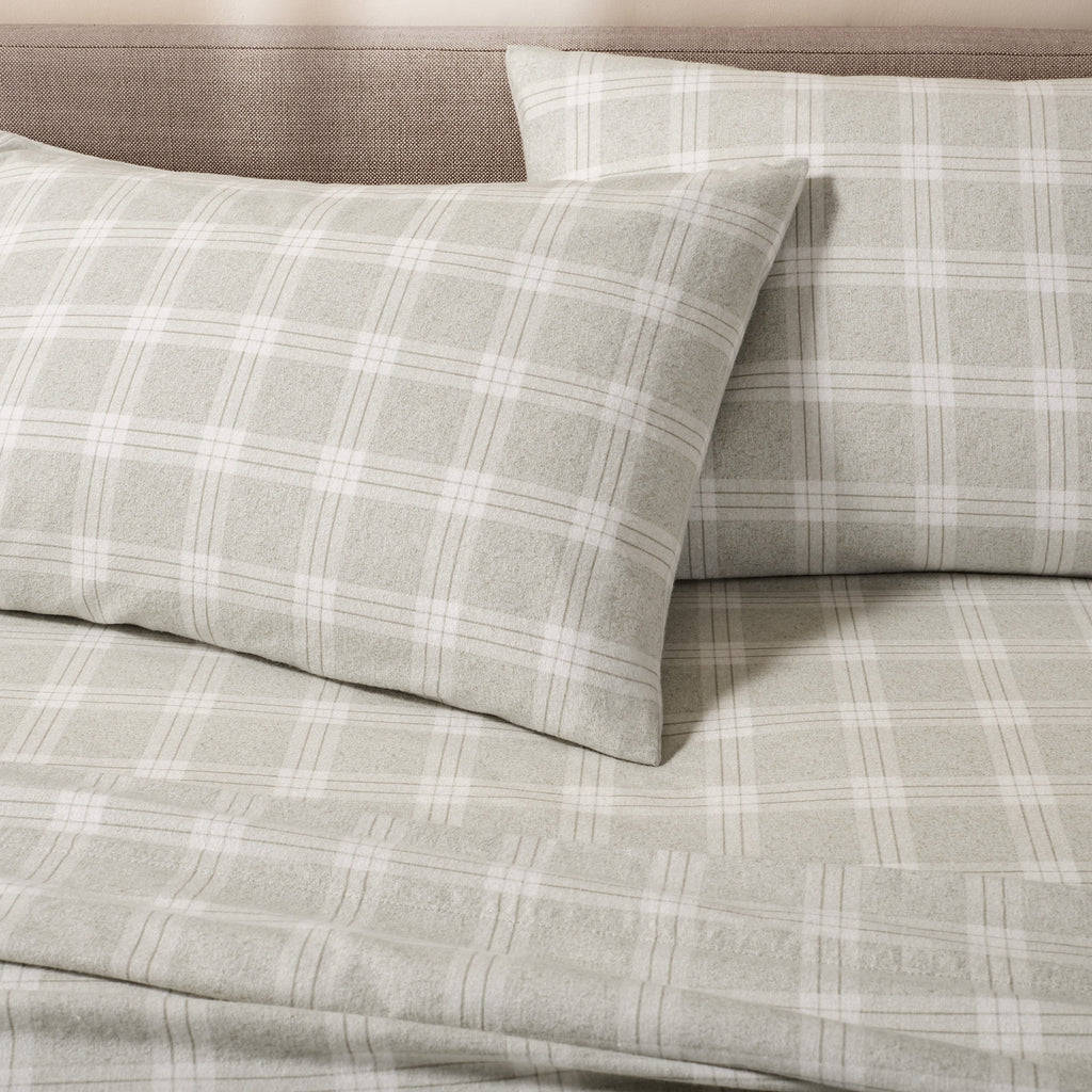 Bed Sheet Set, Cotton Flannel Prints for Master Bedrooms, Guest Beds and Daily Use, 7 Sizes and 30 Colors image 77