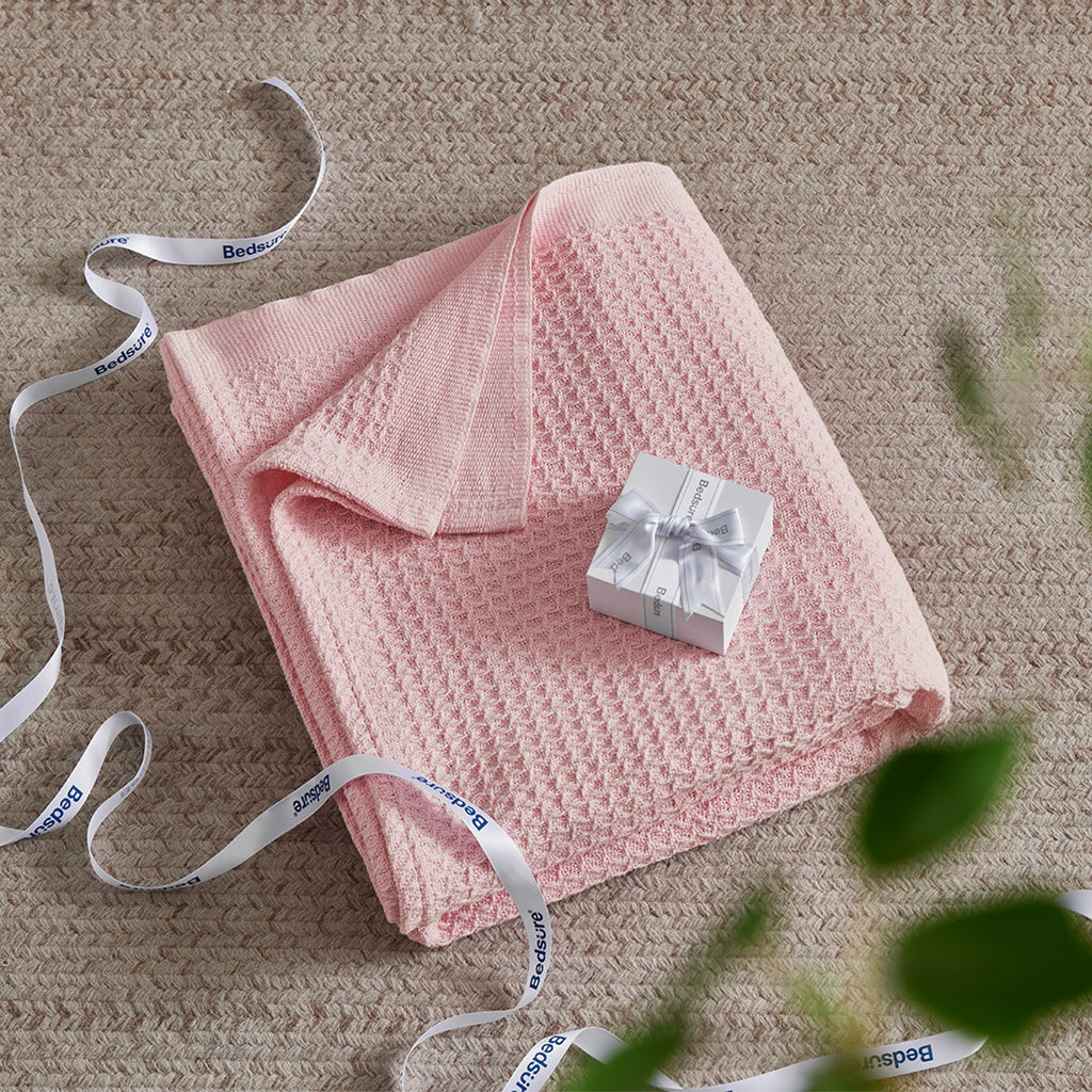 Cozy Throw Blanket, Cotton Waffle Weave, Lightweight Design, Breathable Construction for Living Rooms, Bedrooms and Everyday Lounging image 78