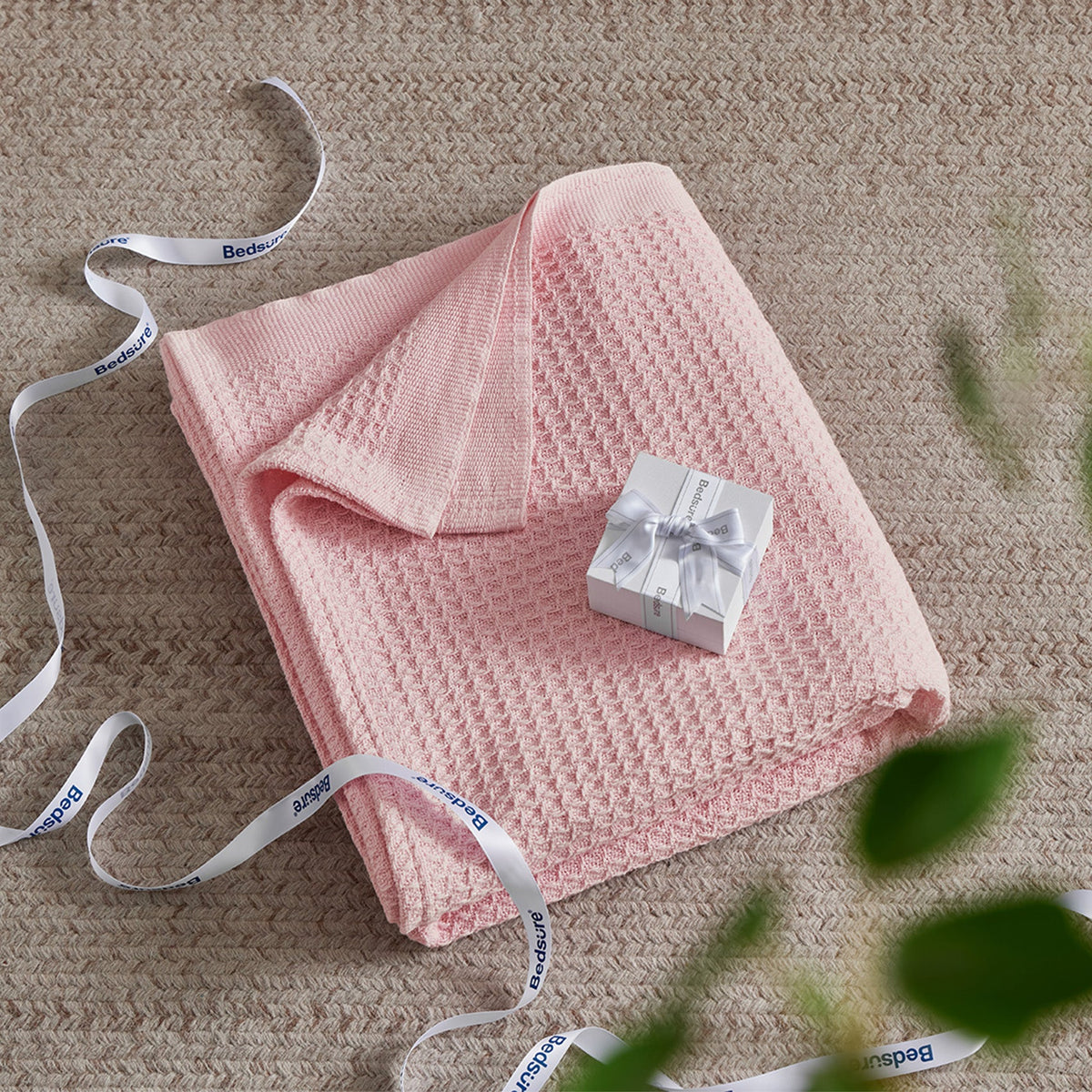 Cozy Throw Blanket, Cotton Waffle Weave, Lightweight Design, Breathable Construction for Living Rooms, Bedrooms and Everyday Lounging image 78
