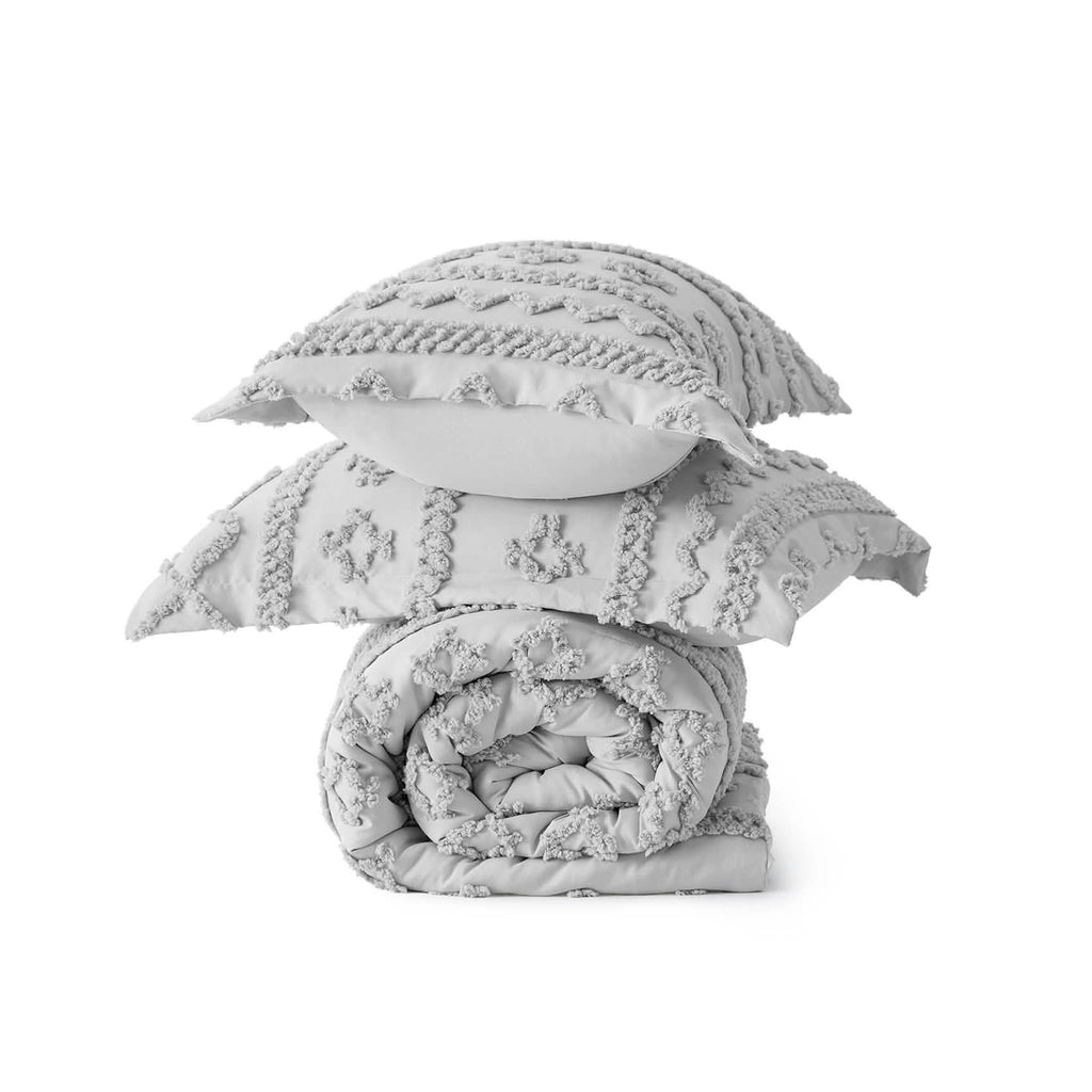 Bed Comforter, Boho Deluxe Embroidery Set, Breathable Construction, Machine-Washable Care for Everyday Bedding and Comfortable Sleep image 79
