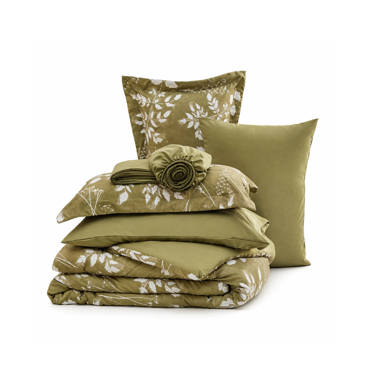 Bed Comforter, Elegant Floral Sets for Everyday Bedding and Comfortable Sleep, 4 Sizes and 15 Colors image 79