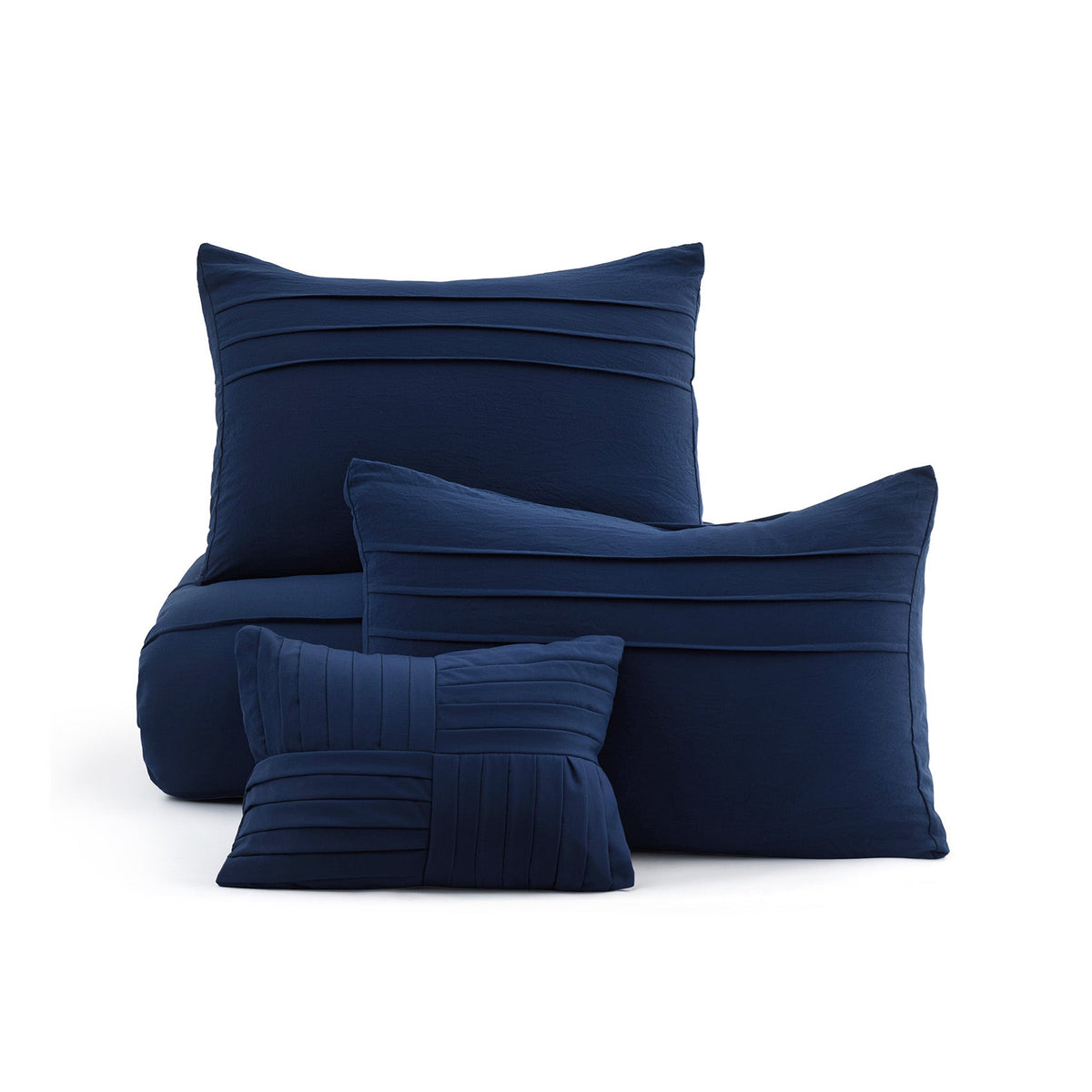 Bed Comforter, Pinch Pleat Set for Year-Round Bedroom Comfort and Restful Sleep, 5 Sizes and 19 Colors image 79