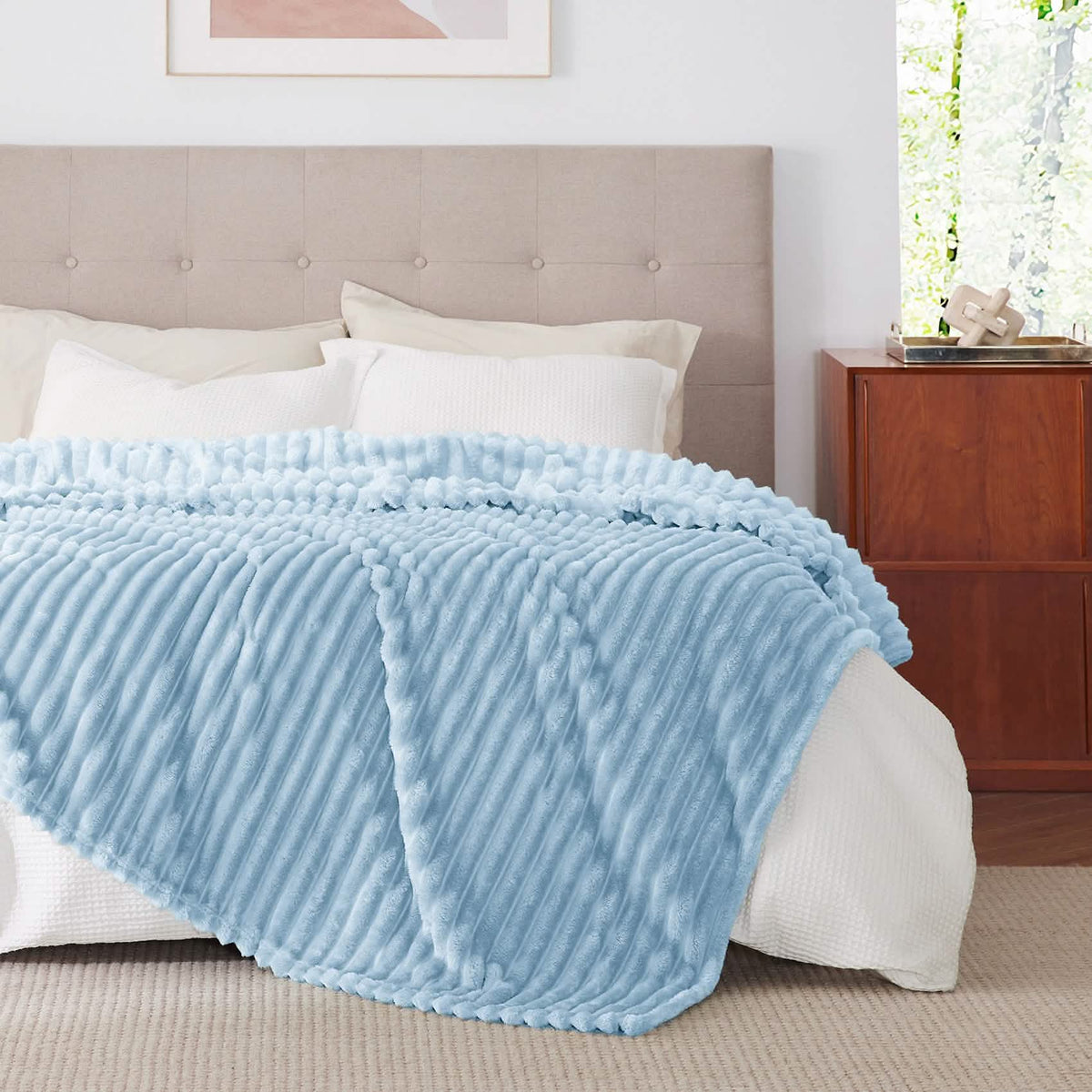 Cozy Throw Blanket, GentleSoft for Sofas, Beds and Relaxing at Home, 8 Sizes and 15 Colors image 80