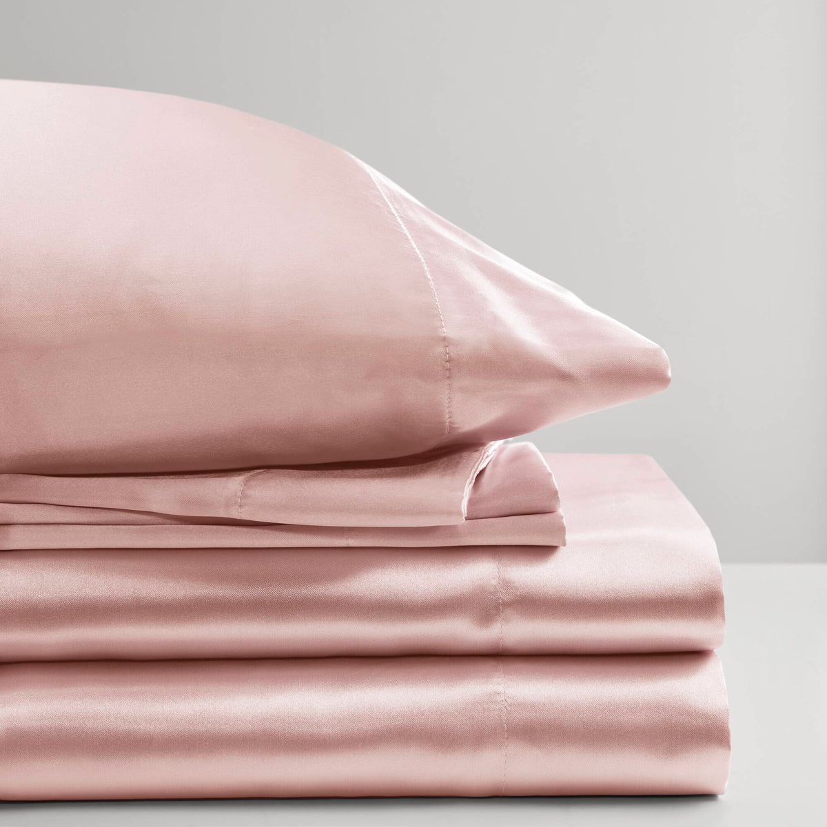 Bed Sheet Set, Satin for Master Bedrooms, Guest Beds and Daily Use, 6 Sizes and 12 Colors, Designed for Everyday Home Use image 81