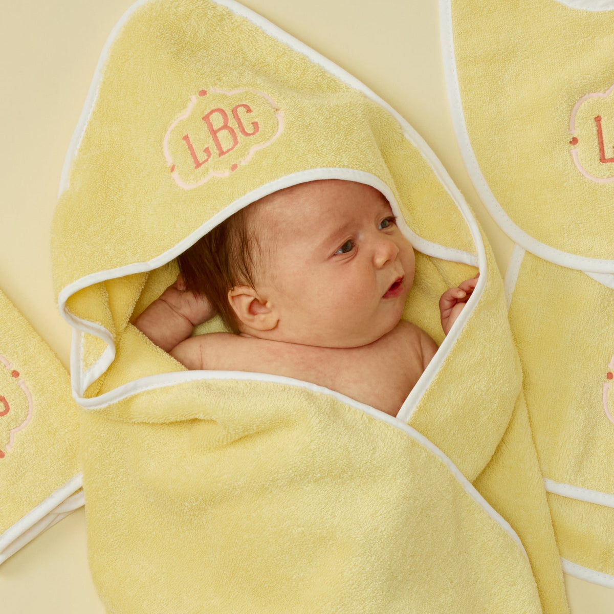 Bath Linen, Baby Hooded Towel, Organic Cotton Shell for Daily Bathroom Routines and Guest Baths, 18 Color Options image 81