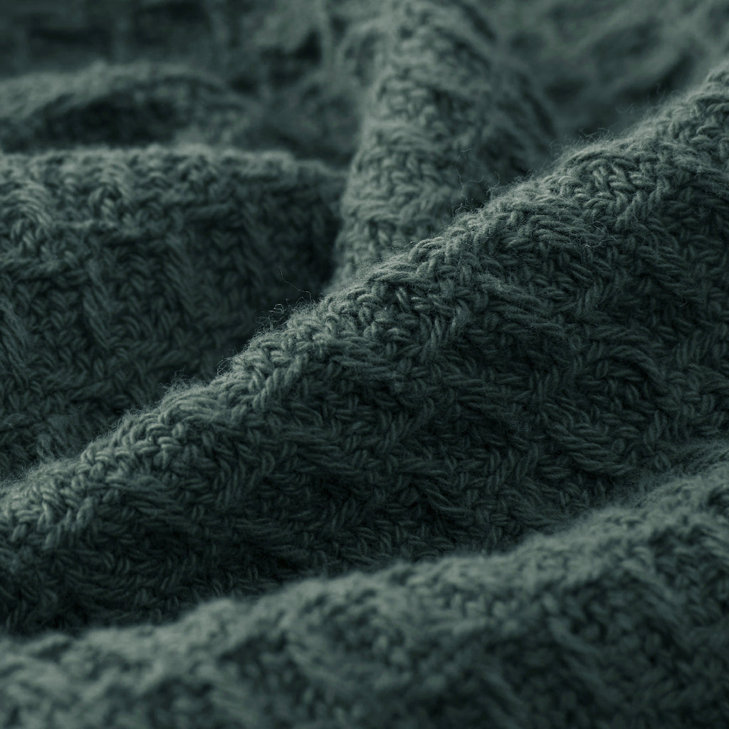 Cozy Throw Blanket, Cotton Waffle Weave, Lightweight Design, Breathable Construction for Living Rooms, Bedrooms and Everyday Lounging image 82