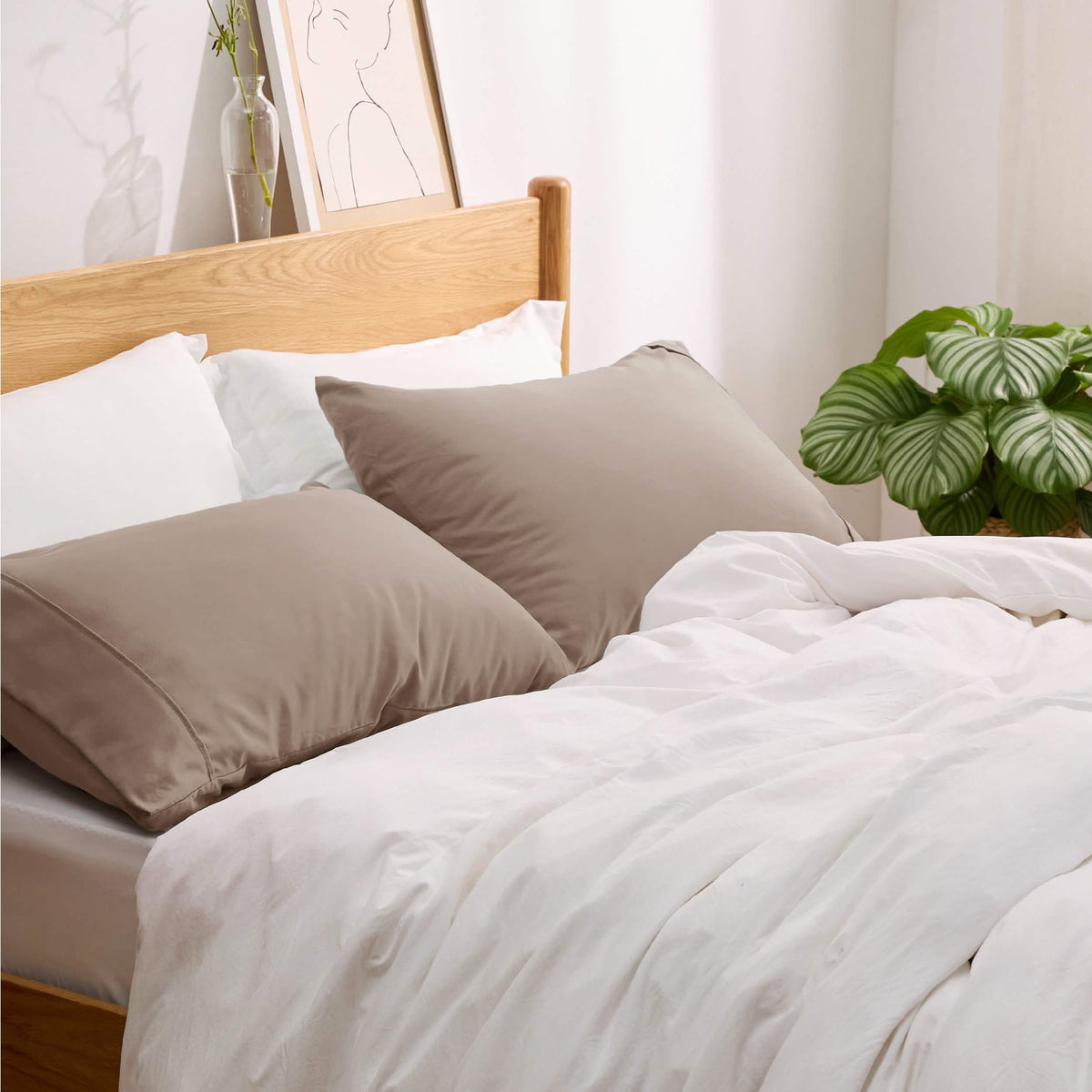 Decorative Pillow Sham, Fade and Stain Resistant Microfiber for Guest Rooms, Headboards and Everyday Bedroom Decor, 4 Sizes and 18 Colors image 82