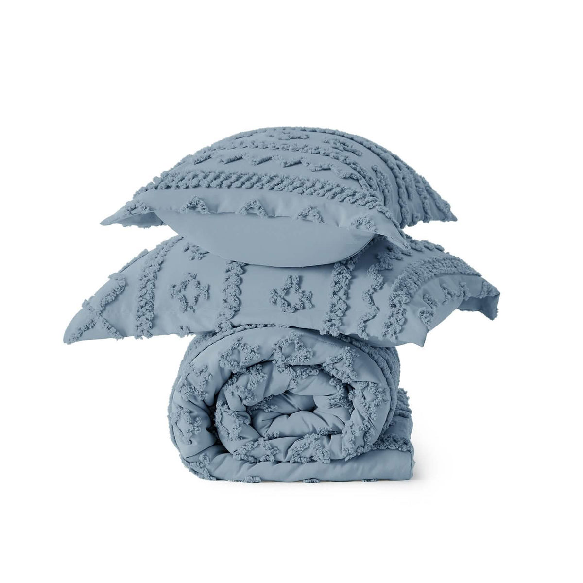 Bed Comforter, Boho Deluxe Embroidery Set, Breathable Construction, Machine-Washable Care for Everyday Bedding and Comfortable Sleep image 84