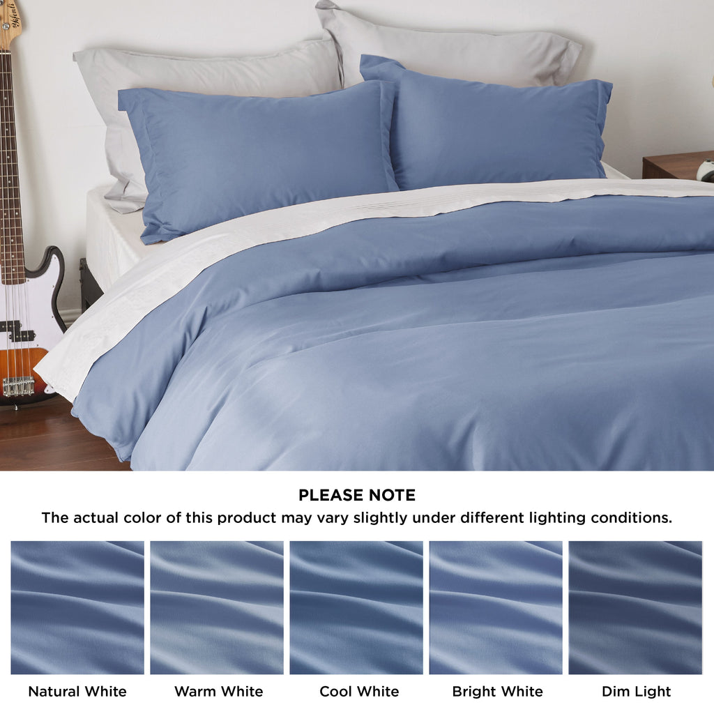 Duvet Cover Set, Brushed Microfiber for Guest Rooms and Everyday Bedroom Styling, 9 Sizes and 36 Colors image 84