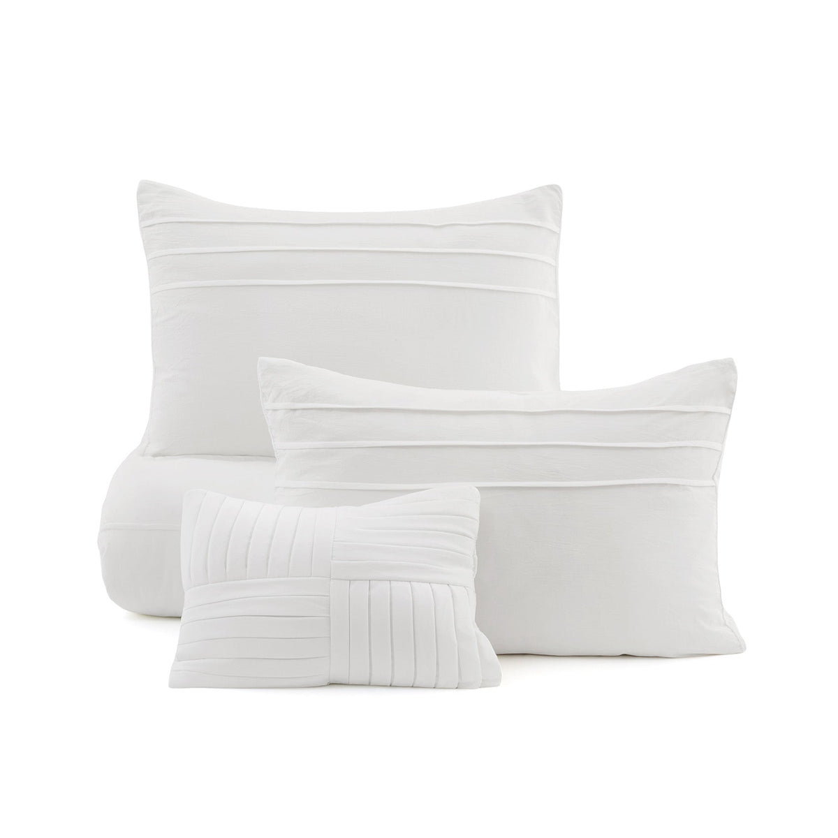 Bed Comforter, Pinch Pleat Set for Year-Round Bedroom Comfort and Restful Sleep, 5 Sizes and 19 Colors image 85
