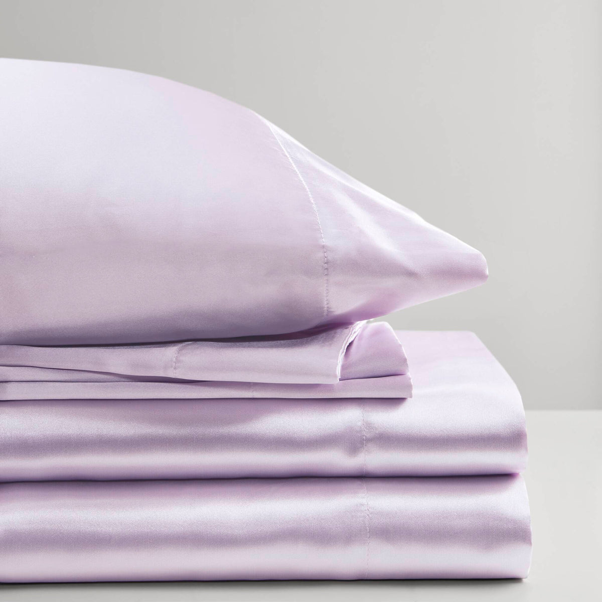 Bed Sheet Set, Satin for Master Bedrooms, Guest Beds and Daily Use, 6 Sizes and 12 Colors, Designed for Everyday Home Use image 85