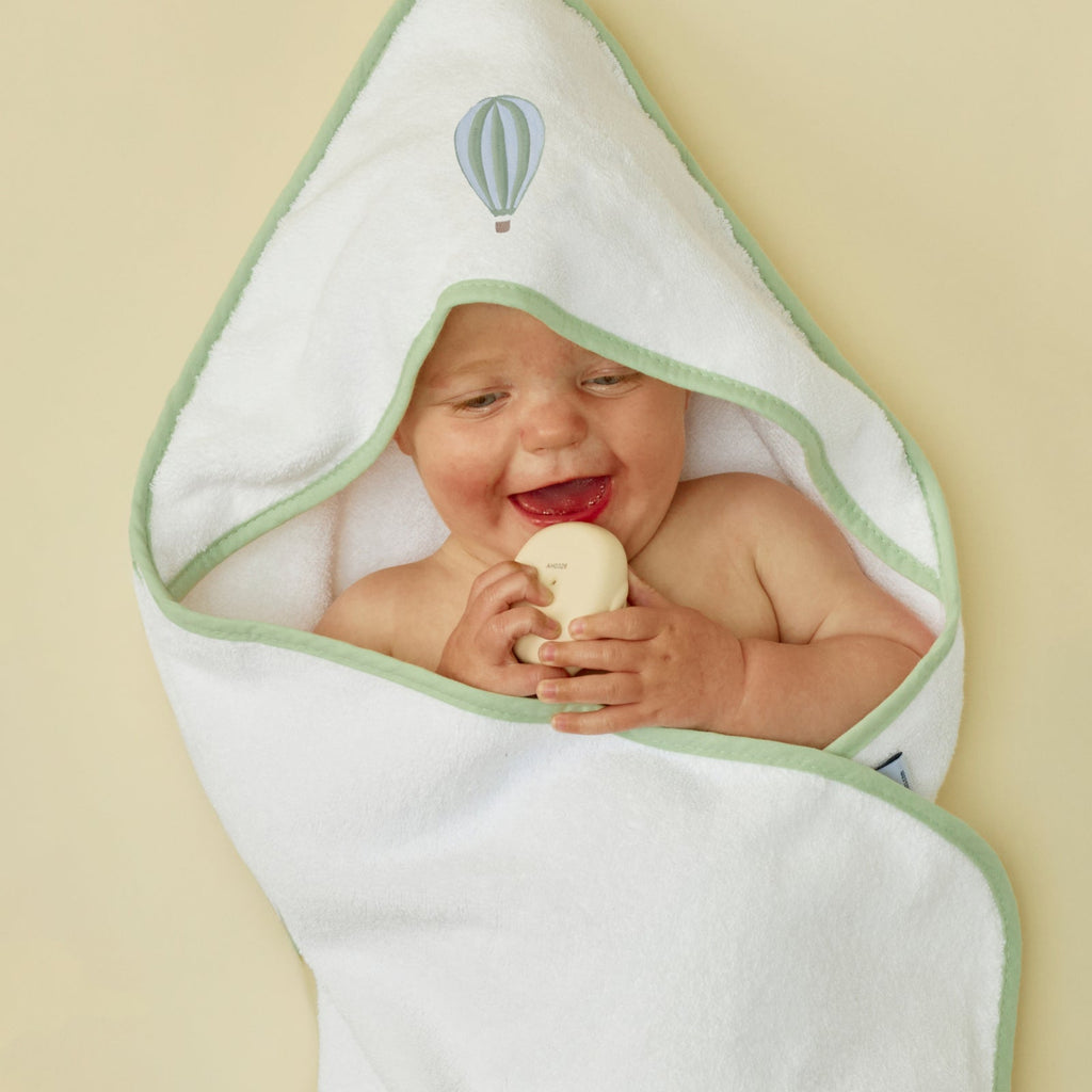 Bath Linen, Baby Hooded Towel, Organic Cotton Shell for Daily Bathroom Routines and Guest Baths, 18 Color Options image 86