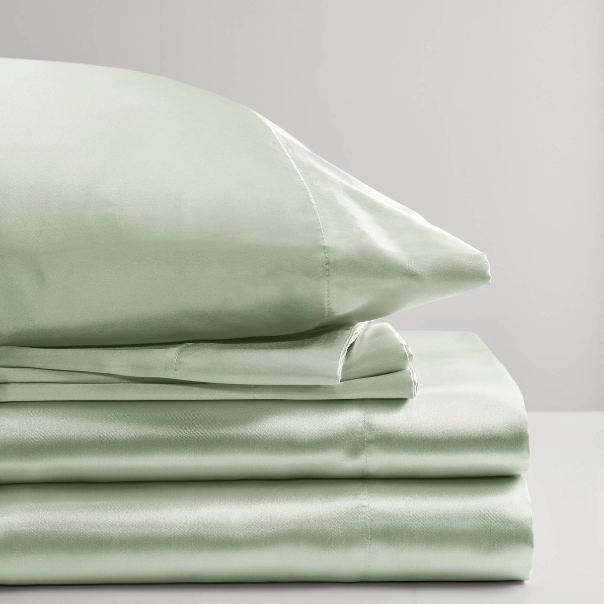 Bed Sheet Set, Satin for Master Bedrooms, Guest Beds and Daily Use, 6 Sizes and 12 Colors, Designed for Everyday Home Use image 86
