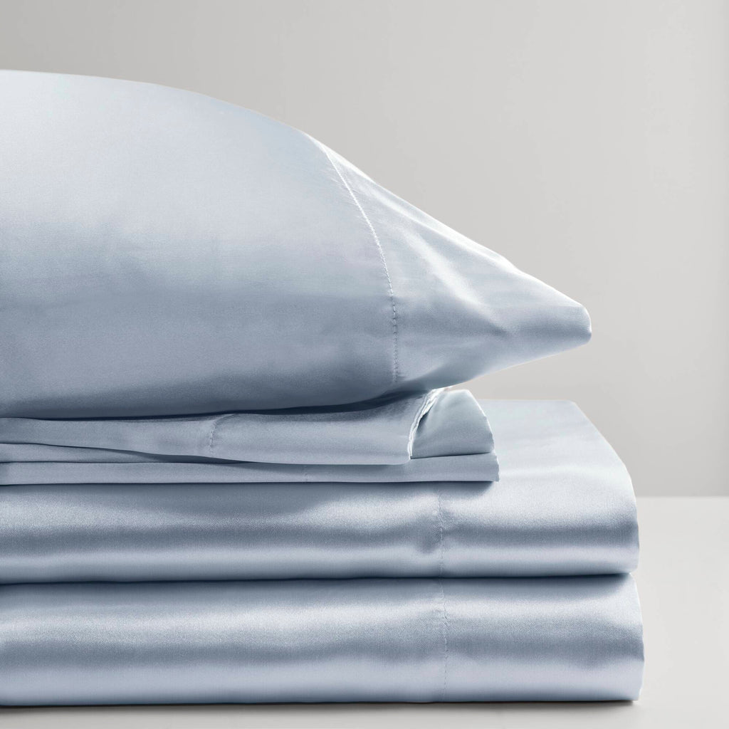 Bed Sheet Set, Satin for Master Bedrooms, Guest Beds and Daily Use, 6 Sizes and 12 Colors, Designed for Everyday Home Use image 87