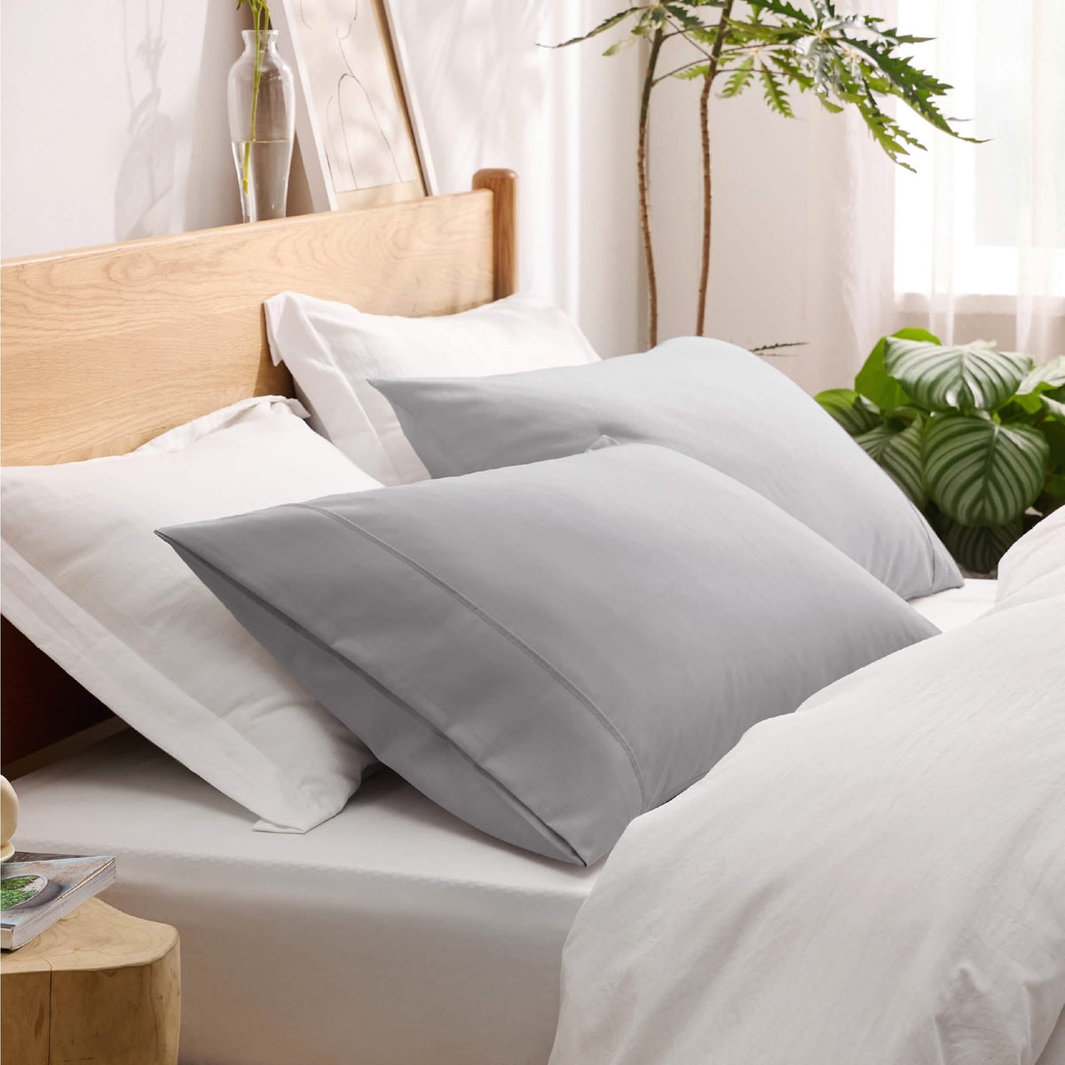 Decorative Pillow Sham, Fade and Stain Resistant Microfiber for Guest Rooms, Headboards and Everyday Bedroom Decor, 4 Sizes and 18 Colors image 87