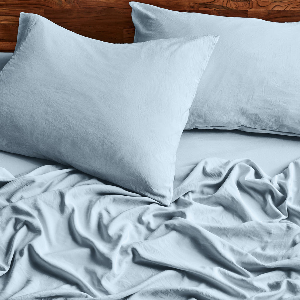 Bed Sheet Set, Ultra Soft Washed for Master Bedrooms, Guest Beds and Daily Use, 5 Sizes and 14 Colors image 87