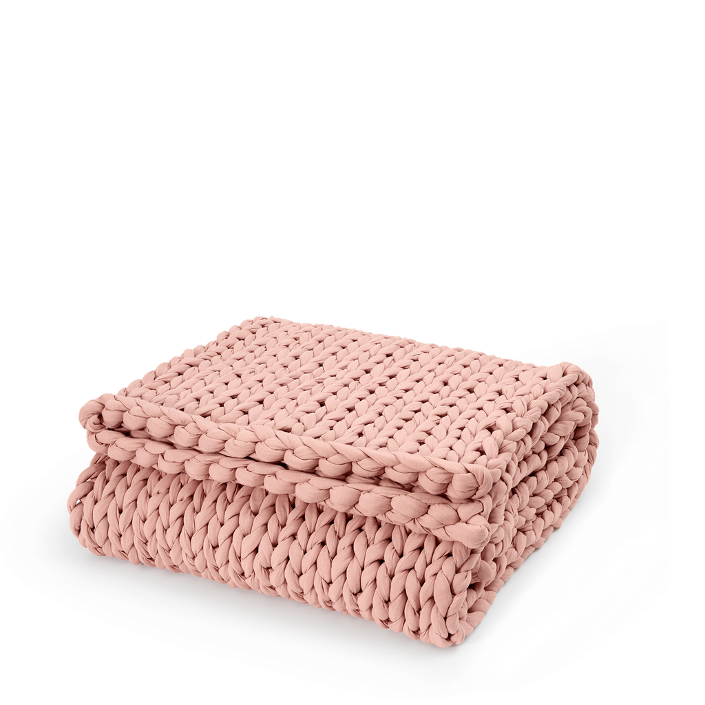 Cozy Throw Blanket, Cotton Weighted for Sofas, Beds and Relaxing at Home, 32 Color Options image 88