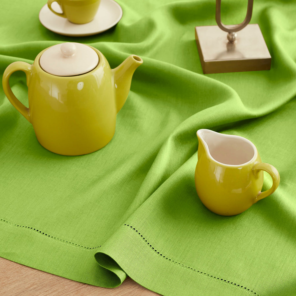 Cozy Throw Blanket, Classic Hemstitch Table for Sofas, Beds and Relaxing at Home, 29 Color Options image 89