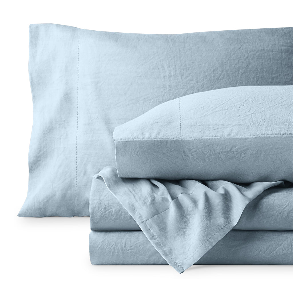 Bed Sheet Set, Ultra Soft Washed for Master Bedrooms, Guest Beds and Daily Use, 5 Sizes and 14 Colors image 89