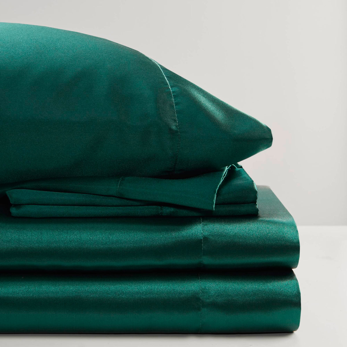 Bed Sheet Set, Satin for Master Bedrooms, Guest Beds and Daily Use, 6 Sizes and 12 Colors, Designed for Everyday Home Use image 89