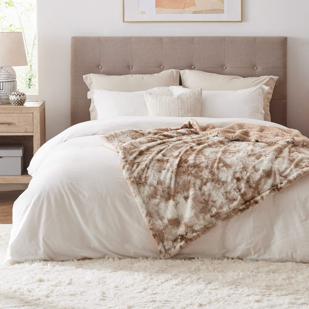 Cozy Throw Blanket, Faux Fur Sherpa Fleece for Sofas, Beds and Relaxing at Home, 4 Sizes and 10 Colors image 90