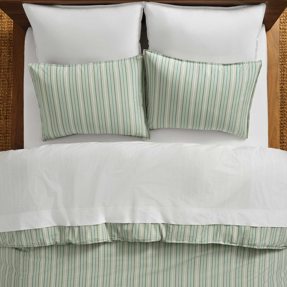 Bed Sheet Set, Washed Classic Percale Core Last Call, Breathable Construction for Master Bedrooms, Guest Beds and Daily Use image 90