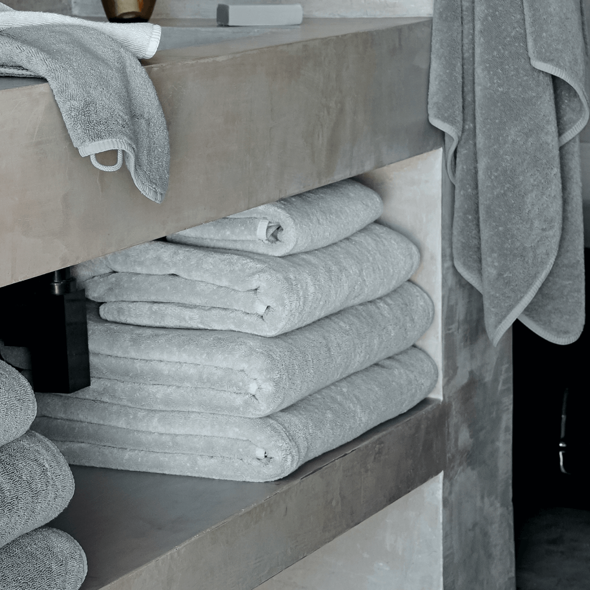 Bath Linen, Spa Towel Collection for Home Bathrooms and Everyday Care, 5 Sizes and 14 Colors image 91